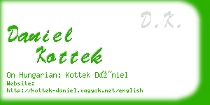 daniel kottek business card